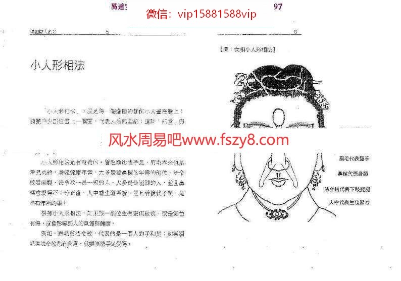 张三通秘传面相口诀PDF电子书157页 张三通神相观人术(图5)