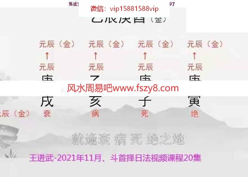 王进武2021年11月斗首择日法视频20集百度网盘下载 王进武斗首择日法学习资料(图4)