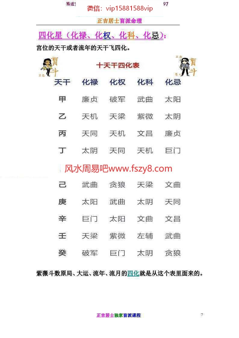 正吉居士八字斗数最快秘法电子书PDF416页 正吉居士盲派命理速成讲义百度云网盘下载(图7)