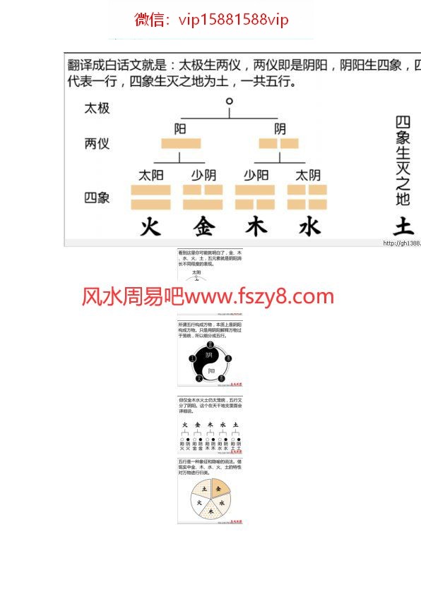 八字命理之一-图解五行PDF电子书8页 八字命理之一图解五行书(图4)