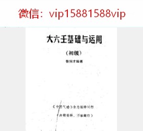 鲁扬才-大六壬基础与运用PDF电子书49页 鲁扬才大六壬基础与运用书(图1)