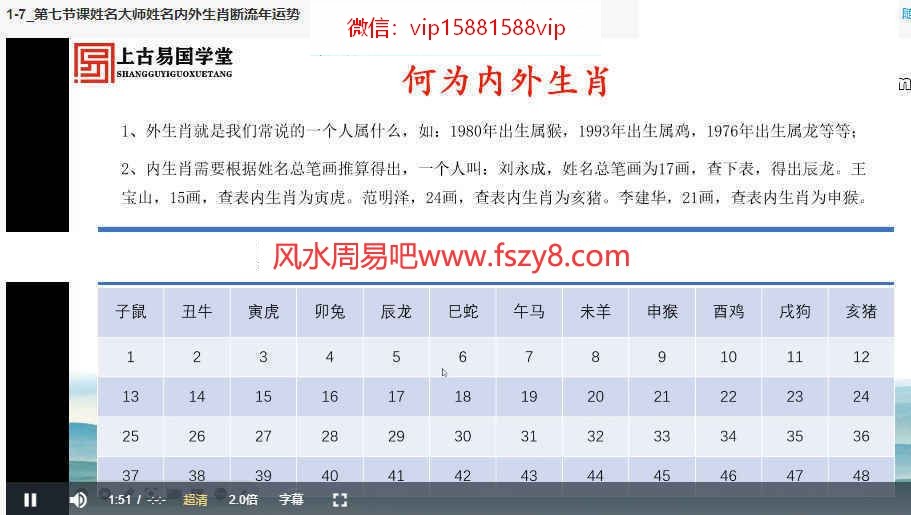 拂尘子姓名天机课程录像8集 拂尘子姓名学百度云下载(图5)