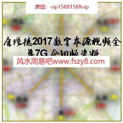 唐语德2017数字本源视频全集7G 含旧版资料