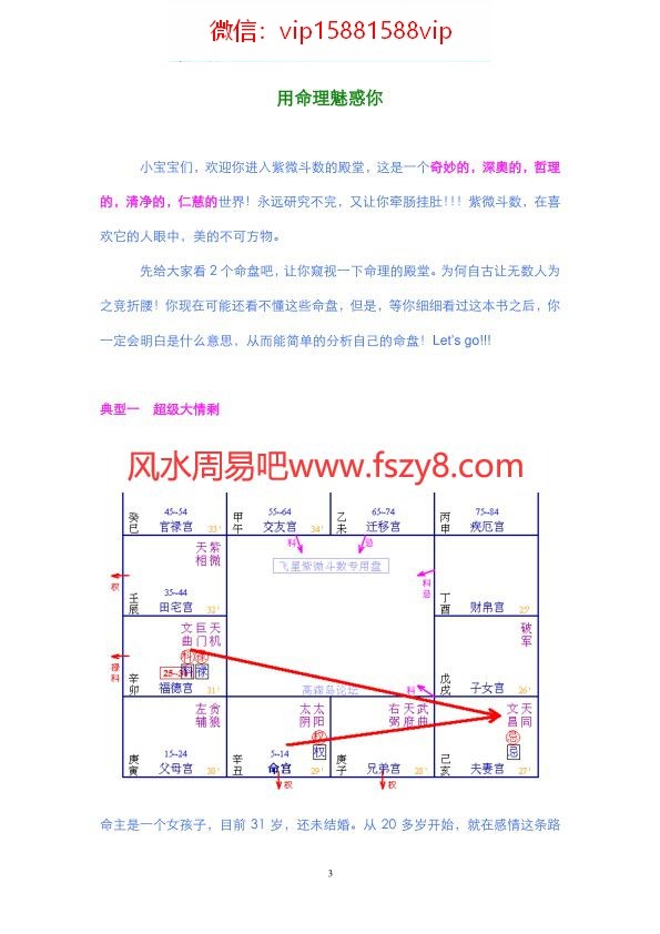 紫微白娘子-紫微斗数入门基础全集文档-紫微白娘子本紫微斗数书合集 我的第一本紫微斗数书-斗数入门(图3)