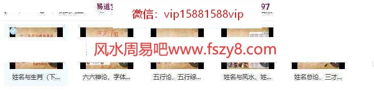 程传明仓颉姓名学学习资料下载 程传明仓颉姓名学初级2集+高级5集录像电子版(图3)