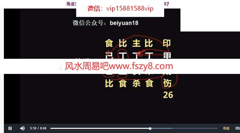 北源八字实战案例讲解视频36集 北源八字实战案例讲解(图5)