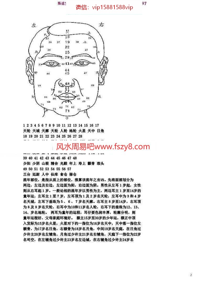 实用面相-学习课程pdf整理完整版资料百度云免费下载(图2)