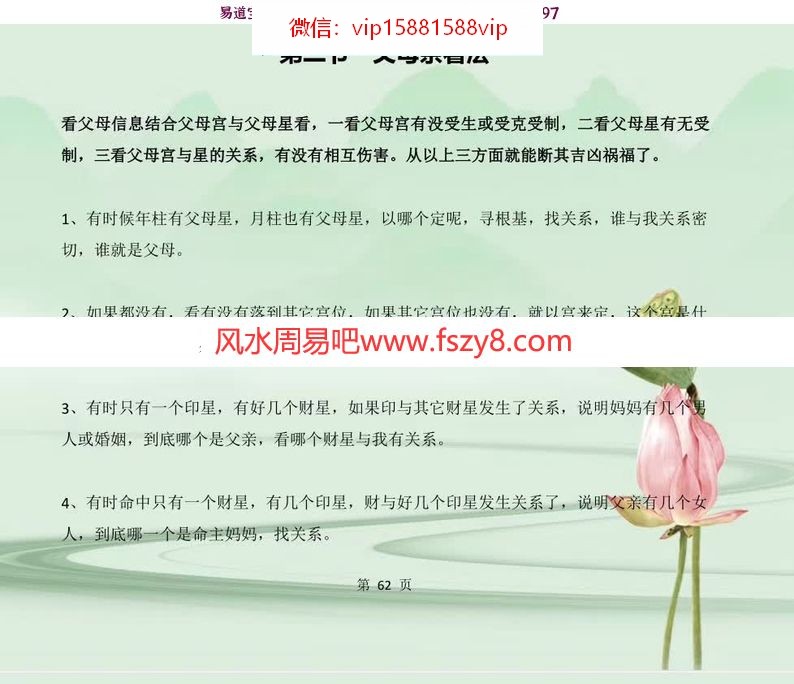 吴玉莲老师的民间盲派八字直断从业班高级课程全124页 吴玉莲最新民间盲派八字直断从业班高级资料(图13)