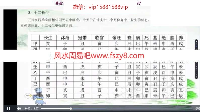 军师府青枫四柱预测初级中级一体班29集视频+学习资料百度云 军师府青枫四柱预测初级中级一体班,军师府青枫四柱八字课程(图1)