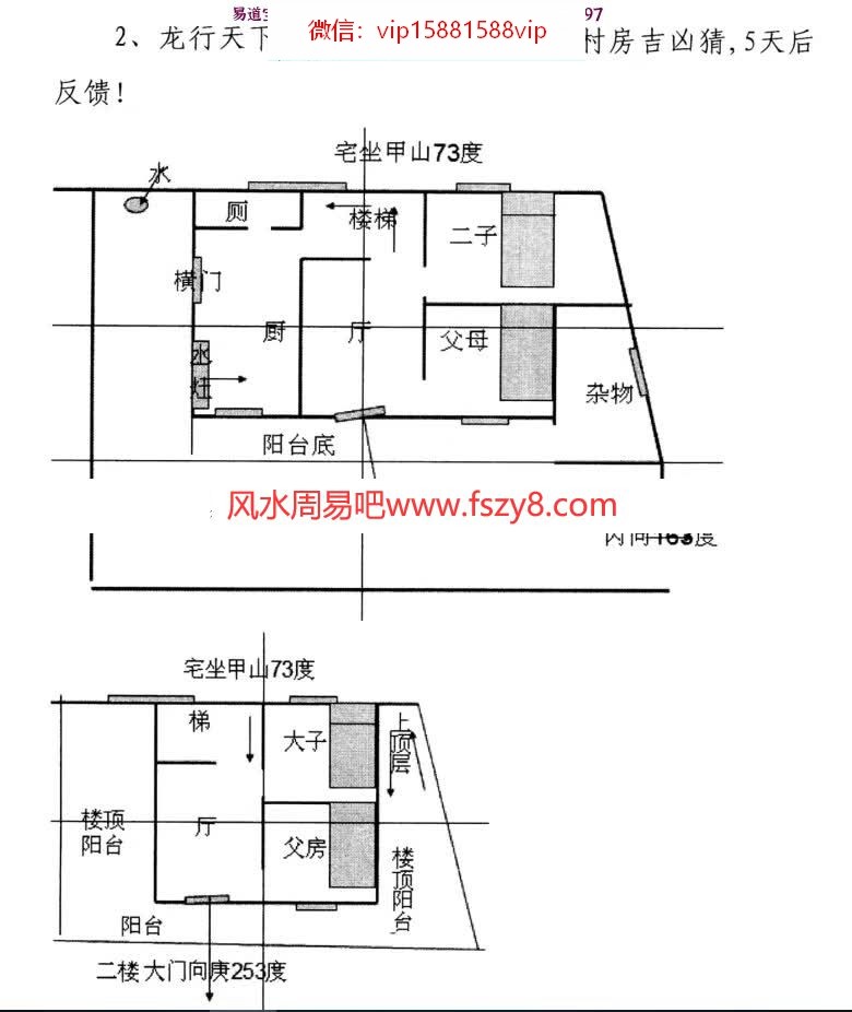 赖九鼎天星风水阳宅布局,内部资料,新增24山地天人【砂水北斗】星盘图(图5)