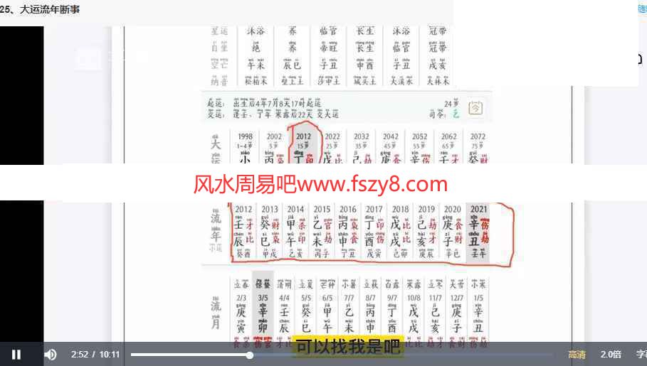 凤阳轩四柱课程37集录像 凤阳轩四柱基础百度网盘资料(图11)