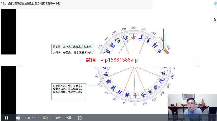 林毅奇门家居堪舆线上营3期14集录像 林毅家居堪舆奇门百度网盘资料(图1)