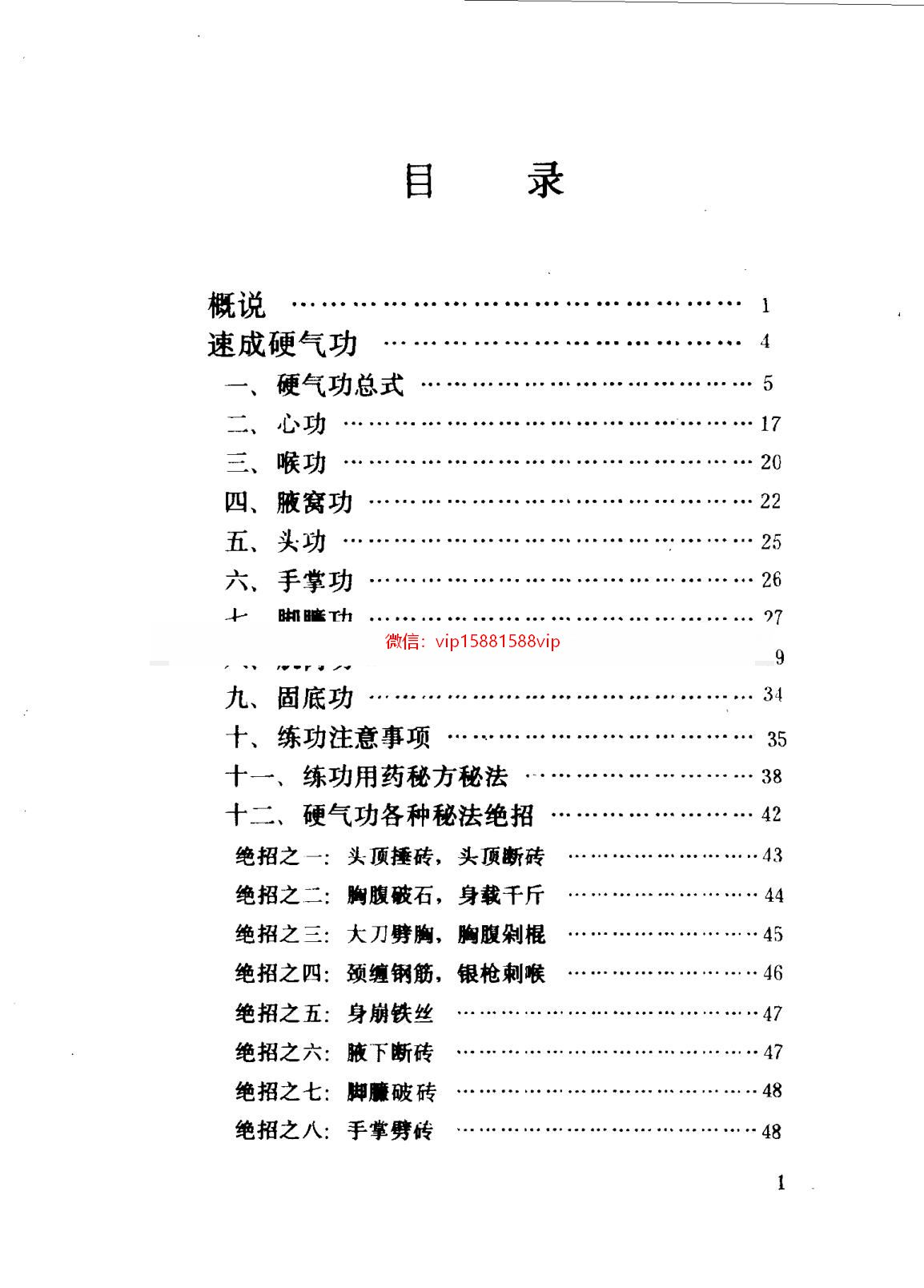 点穴术硬气功