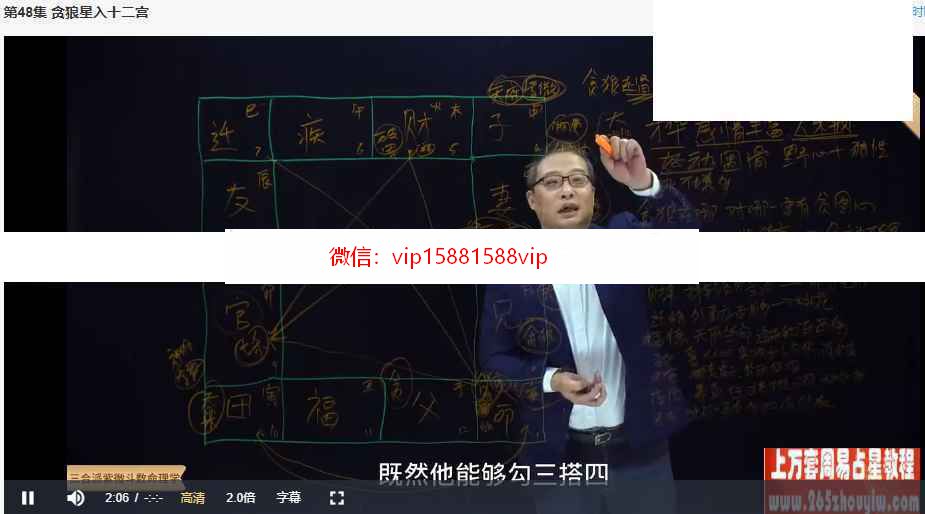 方易简三合派紫微斗数命理学初级篇录像64集 三合紫微斗数命理百度网盘下载(图1)